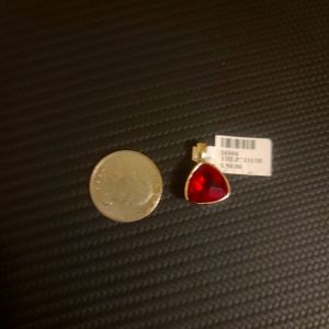 Lab Created Ruby Pendant